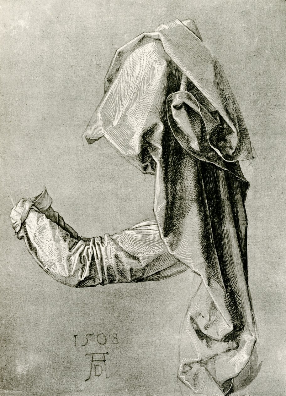 Étude de draperie pour un apôtre | Albrecht Dürer
